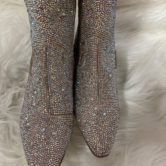 Matisse - Western Rhinestone Boot Womens Multi Size Tall‎ Glitzy Cowgirl… - Picture 6 of 9